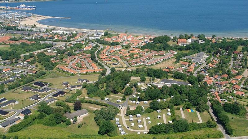 Oversigt over campingpladsen